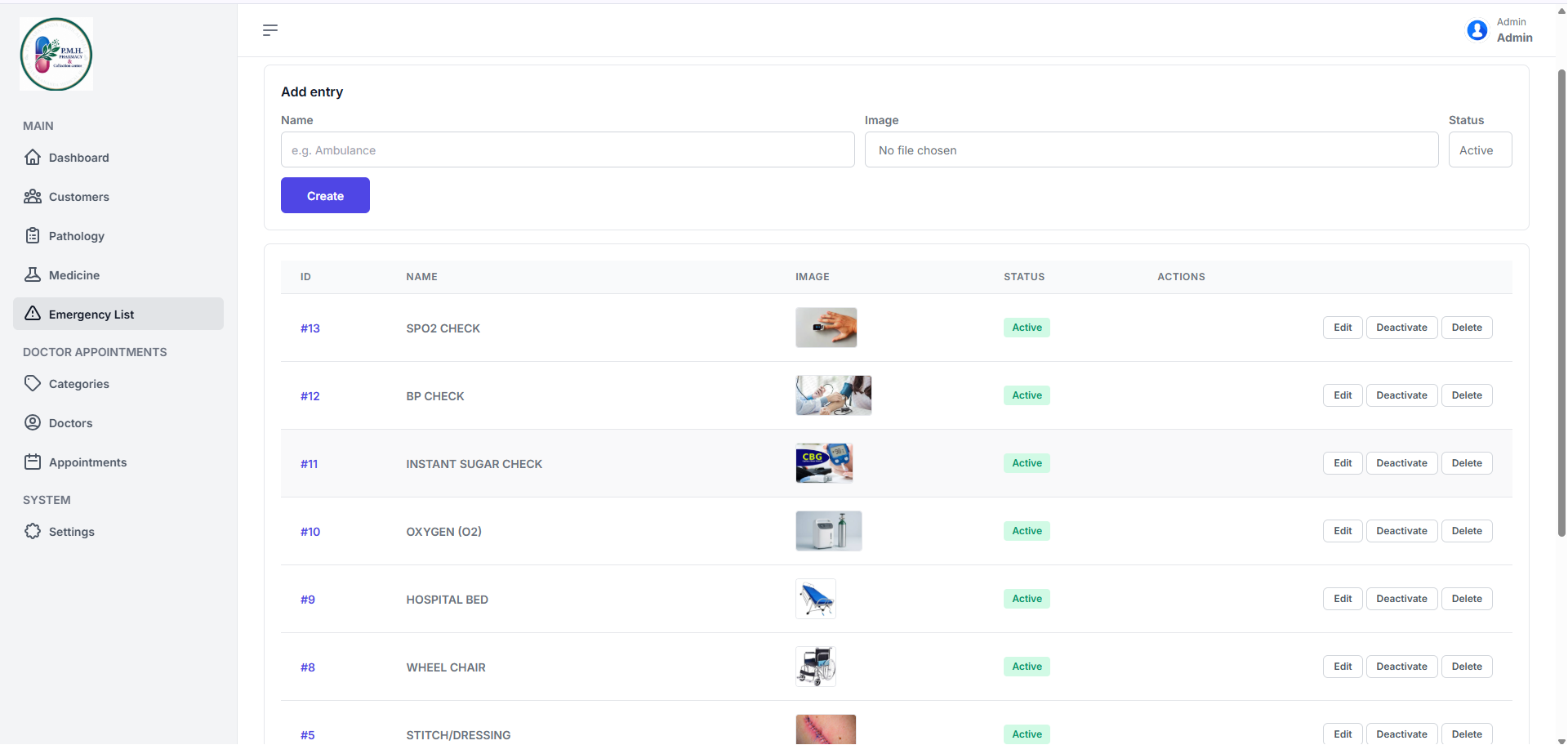 Unified pharmacy & healthcare platform admin panel + patient mobile app screenshot