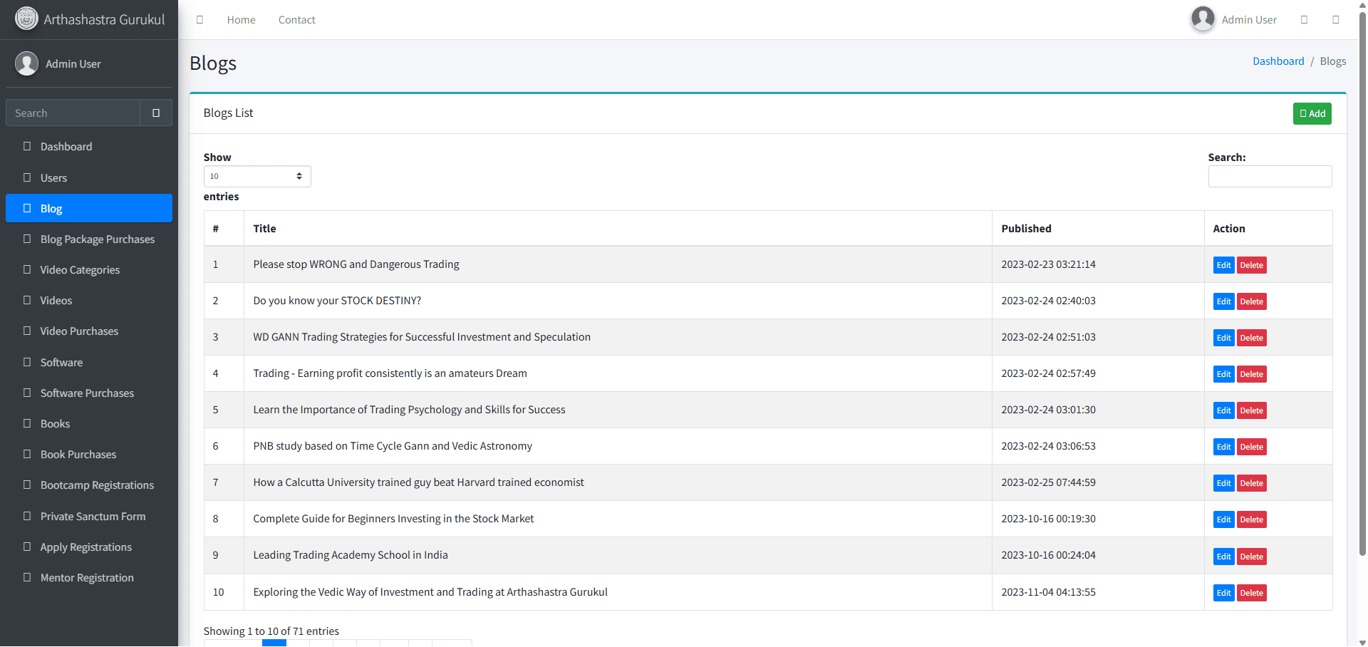 How We Built a Scalable Laravel Education Platform with Stripe Payments and Role Based Access Control for Arthashastra Gurukul screenshot