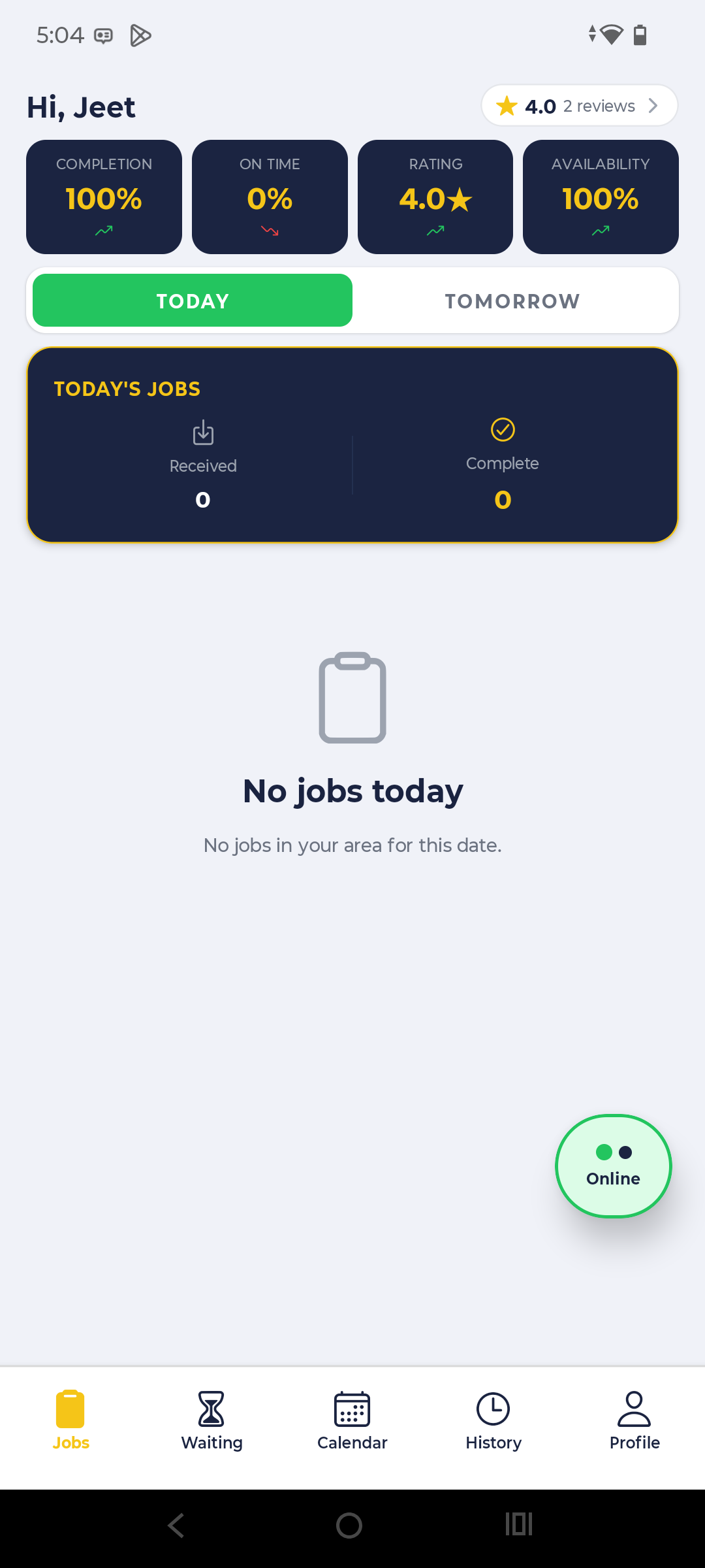 Operations automation platform for Pratsen doorstep car care screenshot