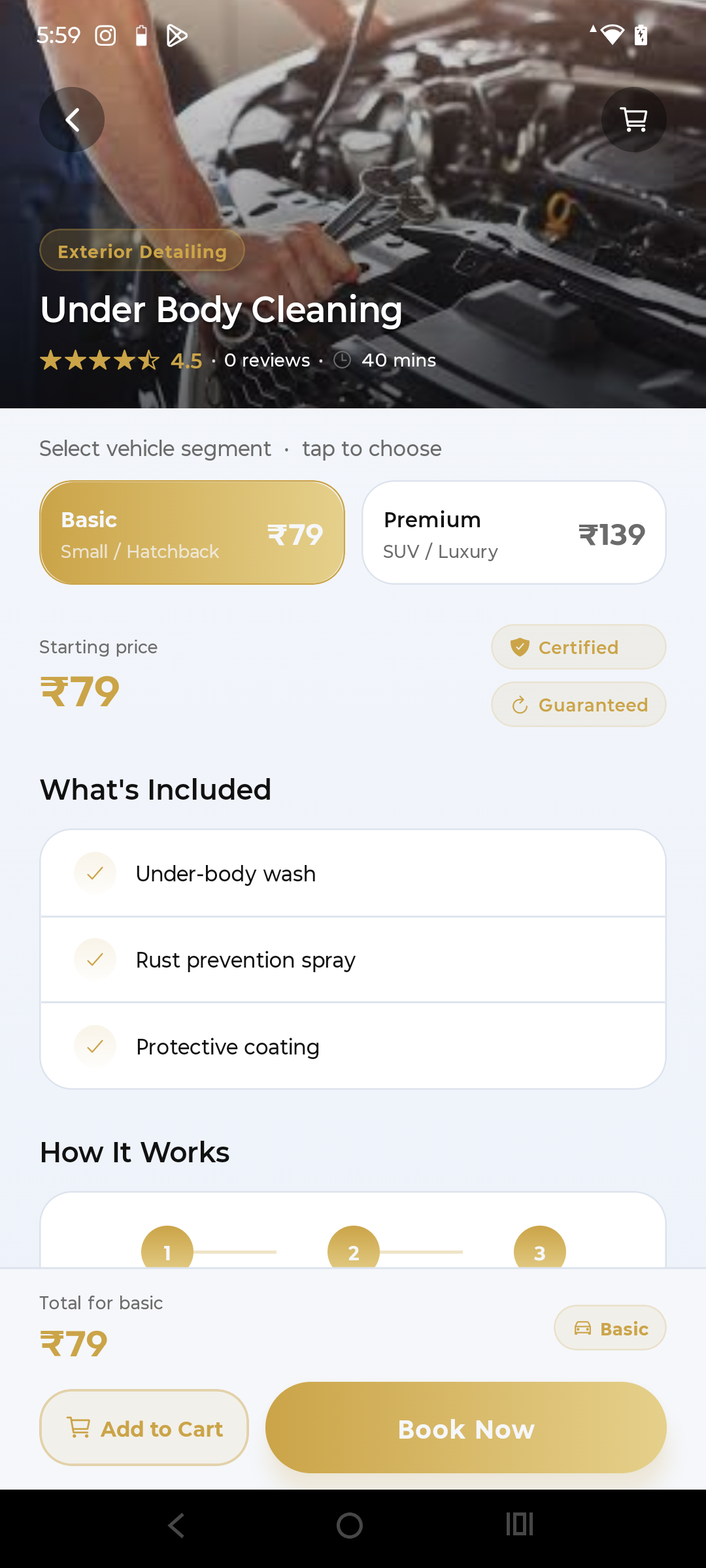 Operations automation platform for Pratsen doorstep car care screenshot